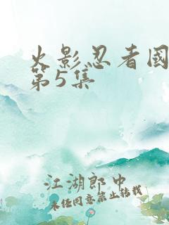 火影忍者国语版第5集