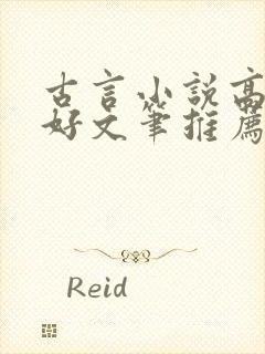 古言小说高质量好文笔推荐