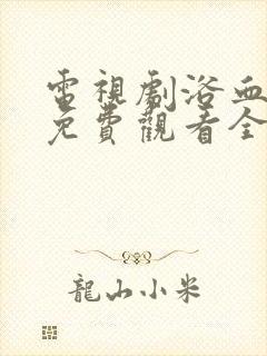 电视剧浴血荣光免费观看全集高清