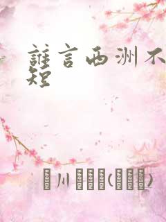 谁言西洲不知意短