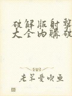 破解版射击游戏大全内购破解无限版