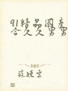 91精品国产综合久久男男