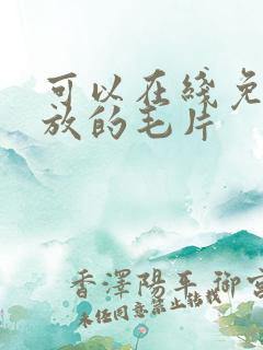 可以在线免费播放的毛片