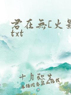 君在无[火影]txt