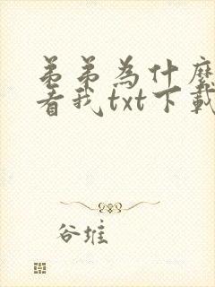 弟弟为什么这么看我txt下载
