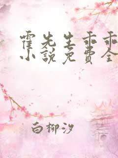 霍先生乖乖宠我小说免费全文阅读