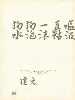 狗狗一直呕吐黄水泡沫粘液怎么办