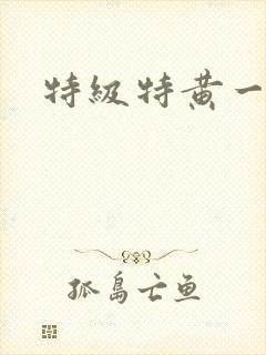 特级特黄一级片