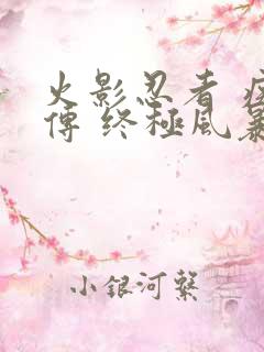 火影忍者 疾风传 终极风暴