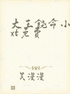 大王饶命小说txt免费