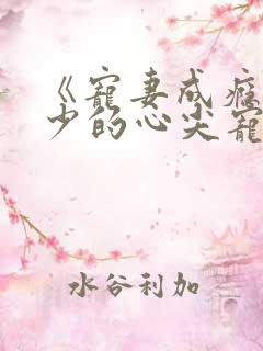 《宠妻成瘾:陆少的心尖宠》