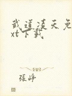 武道凌天免费txt下载