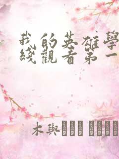 我的英雄学院在线观看第一季