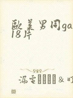 欧美男同gay18片