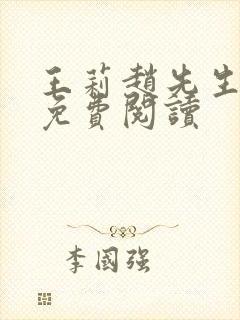 王莉赵先生小说免费阅读