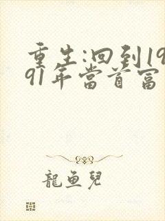 重生:回到1991年当首富 小说