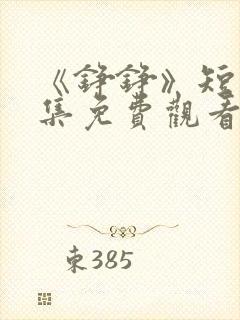 《铮铮》短剧全集免费观看