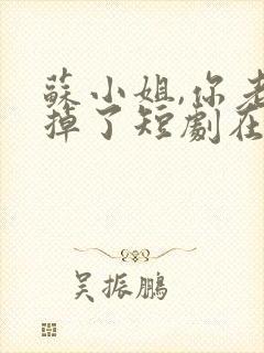 苏小姐,你老公掉了短剧在线