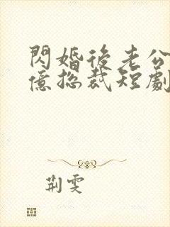 闪婚后老公是千亿总裁短剧