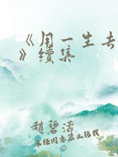 《用一生去爱你》续集