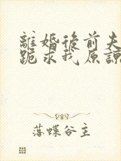 离婚后前夫全家跪求我原谅短剧