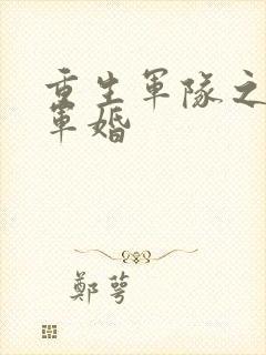 重生军队之王牌军婚