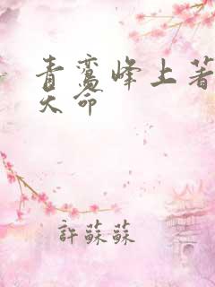 青鸾峰上著无敌天命