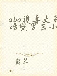 abo追妻火葬场双男主小说