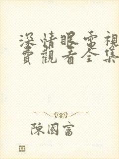 深情眼电视剧免费观看全集高清第十