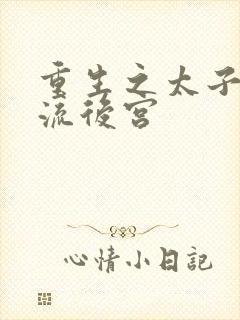 重生之太子爷风流后宫