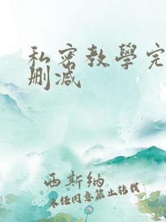 私密教学完整无删减