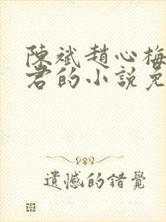 陈斌赵心梅高婉君的小说免费阅读