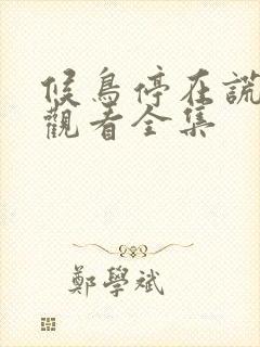 候鸟停在谎言季观看全集