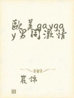 欧美gaygay男同激情