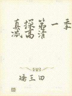 真探第一季无删减高清