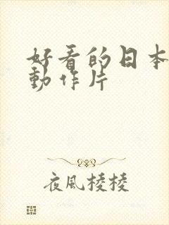 好看的日本爱情动作片