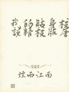 我的贴身校花小说精校版唐宇