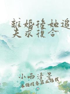 离婚后她追着前夫求复合