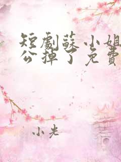 短剧苏小姐你老公掉了免费观看