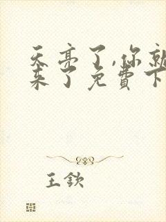 天亮了,你就回来了免费下载txt