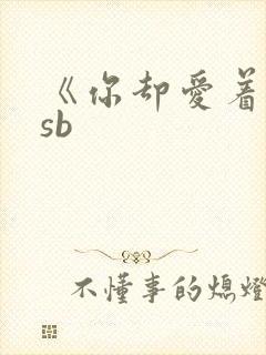 《你却爱着一个sb