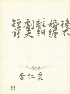 短剧离婚后总裁前夫纠缠不休在线观看