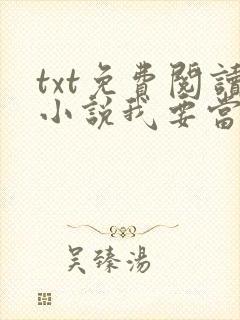 txt免费阅读小说我要当大王