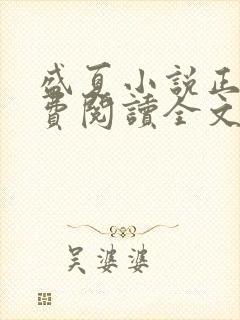 盛夏小说正版免费阅读全文无弹窗