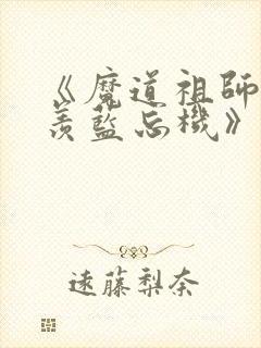 《魔道祖师魏无羡蓝忘机》原版小说