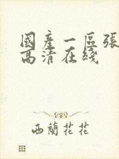 国产一区张津瑜高清在线