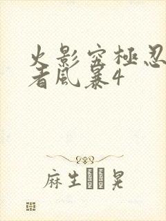 火影究极忍者忍者风暴4