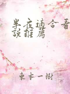 半夜适合看的小说推荐