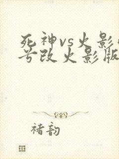 死神vs火影雨兮改火影版