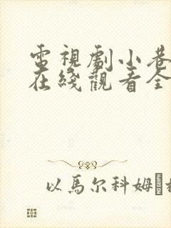 电视剧小巷人家在线观看全集免费播放